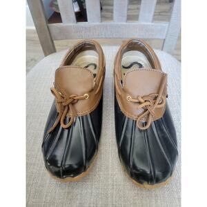 Sporto Black Size 8 Duck Boot EUC Vintage